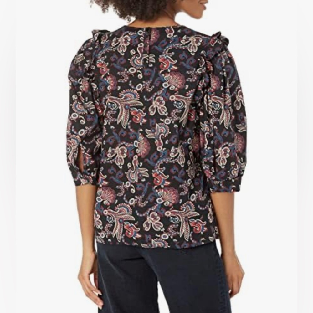 ba&sh Rym Blouse, Noir - Picture 2 of 12